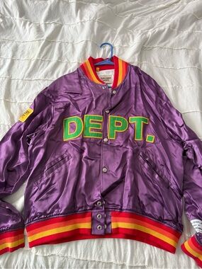 Gallery Dept. MVP Satin Jacket Purple from the FW22 collection